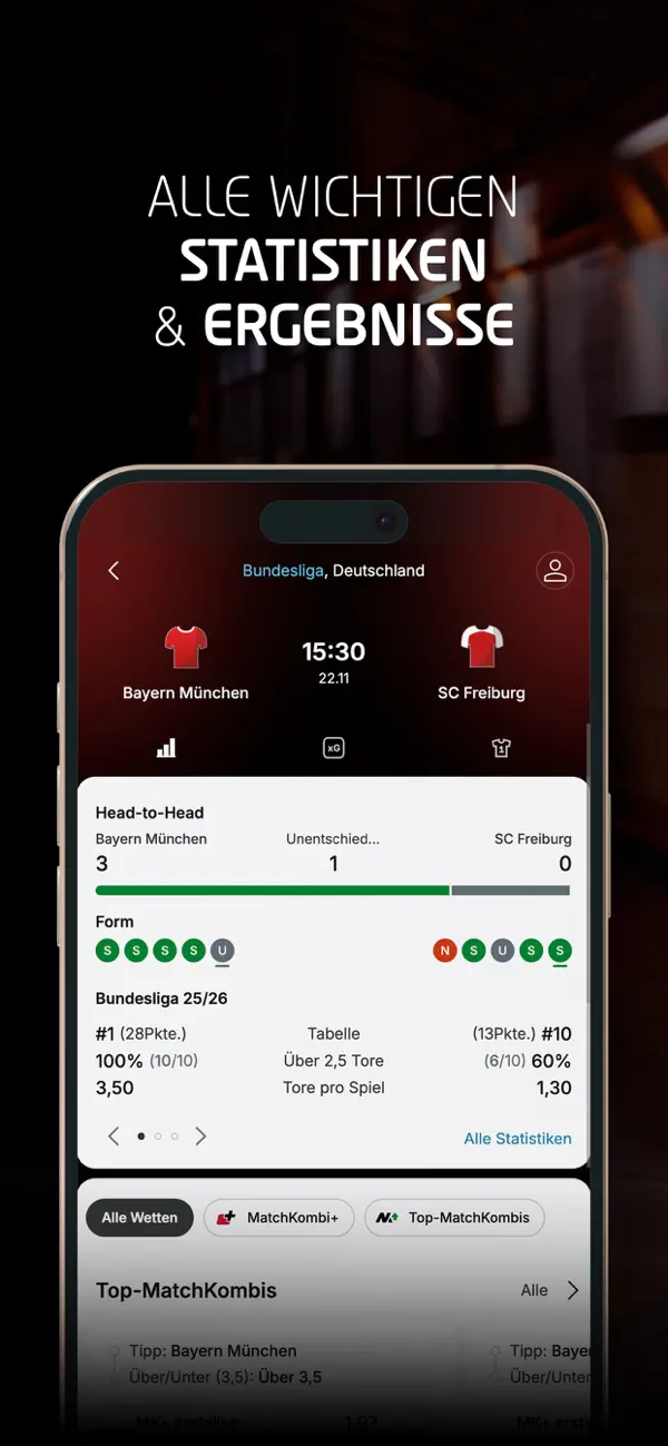 Tipico App deutsche Ansicht 3